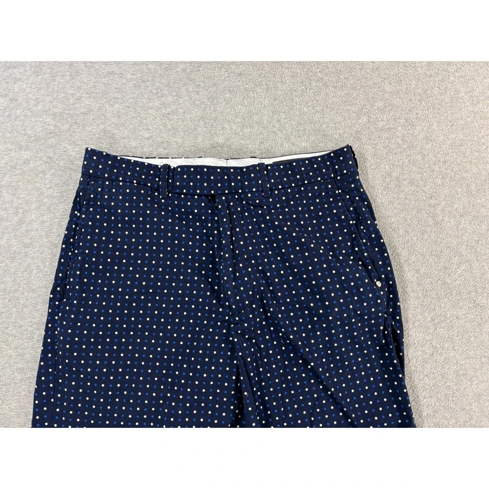 Polo Ralph Lauren RLX Polka Dots Golf Shorts (Men's 30) Blue- 9